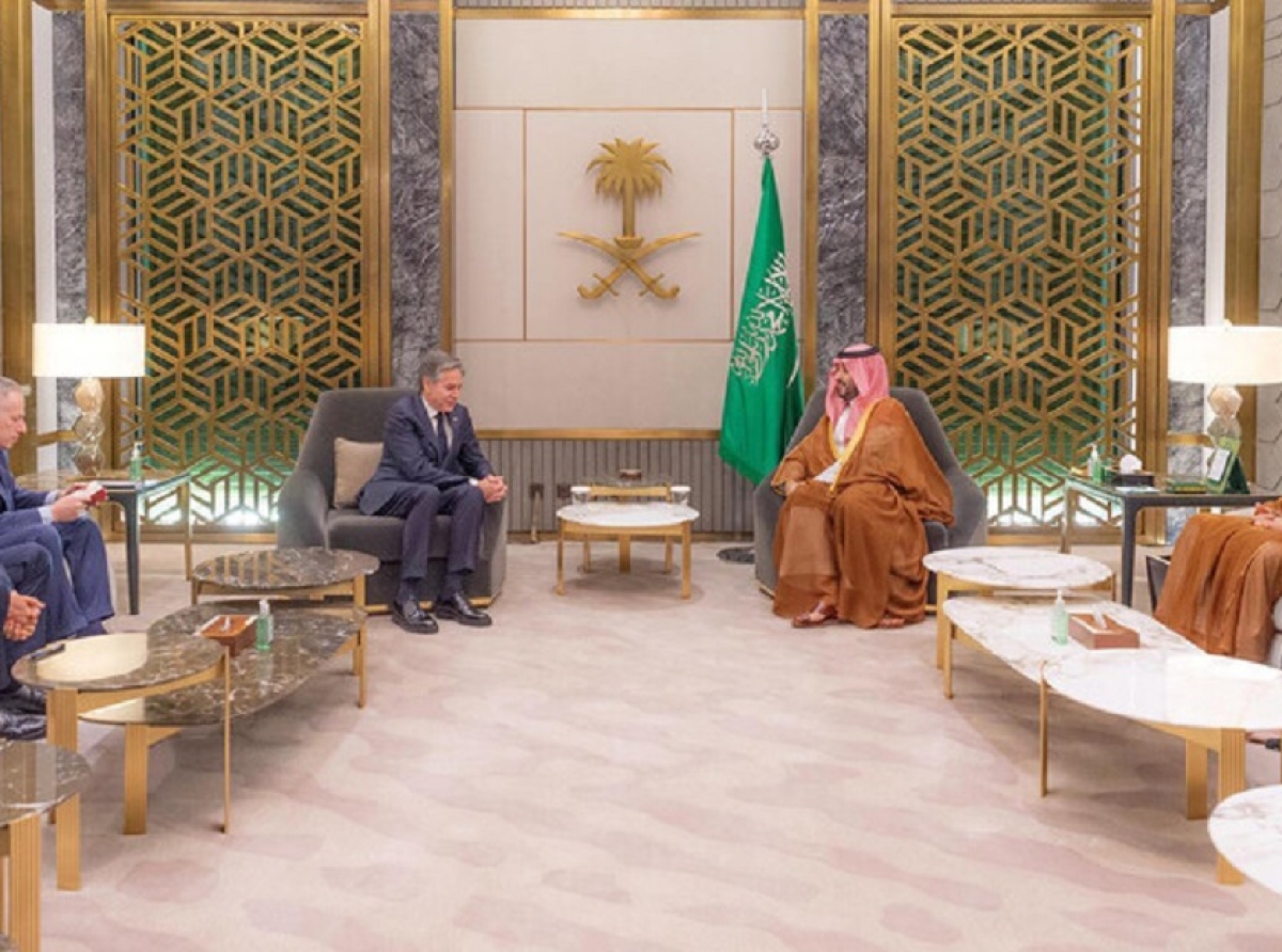 بلينكن يعلن عن تقدم في مسار التطبيع بين إسرائيل والسعودية