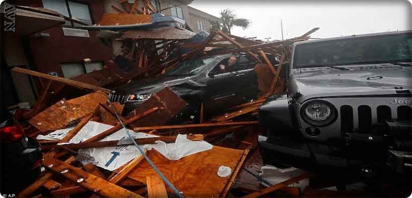 شاهد دمار فلوريدا الأمريكية في مواجهة إعصار &quot;مايكل&quot;