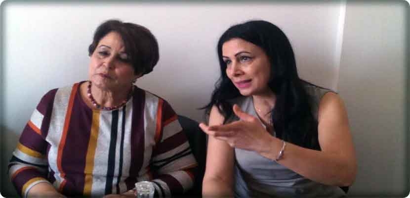 صورة لمديرة صالون اكسبو برو فايزة الشعانبي خلال ندور صحفية للإعلان عن صالون بمعرض الكرم، تصوير عوض سلام